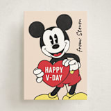 "Disney's Mickey Love!" - Classroom Valentines in Cream by Sherley Ferreira - Front