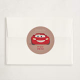 "Disney and Pixar's Lightning McQueen and Friends" - Classroom Valentines in Light Cocoa by tinaleeart - Matching Custom Sticker