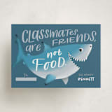 "Disney and Pixar's Finding Nemo Friends Not Food" - Classroom Valentines in Marine by Carolyn Kach - Front