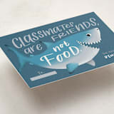 "Disney and Pixar's Finding Nemo Friends Not Food" - Classroom Valentines in Marine by Carolyn Kach - Detail