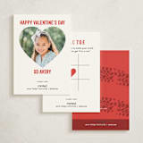"Disney and Pixar's Cars Heart Race" - Classroom Valentines in Asphalt by Erica Krystek - Back of Card Options