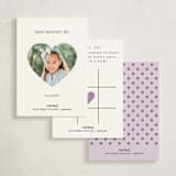 "Sip Sip Hooray" - Classroom Valentines in Grape by Annie Holmquist - Back of Card Options