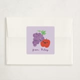 "Sip Sip Hooray" - Classroom Valentines in Grape by Annie Holmquist - Matching Custom Sticker