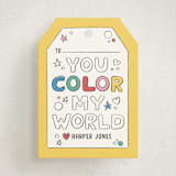 "Color me bookmark" - Classroom Valentines in Butter by Creo Study - Front