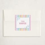 "Color me bookmark" - Classroom Valentines in Gumdrop by Creo Study - Matching Custom Sticker