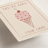 "Cool with a Cherry on Top" - Classroom Valentines in Cherry Cream by Ani Somi - Detail