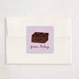 "Brownie Points" - Classroom Valentines in Grape by Annie Holmquist - Matching Custom Sticker