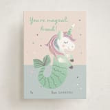 "magical friend" - Classroom Valentines in Mint by Kanika Mathur - Front