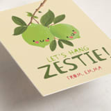 "Lime Zestie" - Classroom Valentines in Lime by Caroline Harberd - Detail