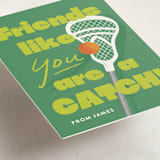 "Lax" - Classroom Valentines in Grass by Laura Hankins - Detail