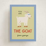 "the goat" - Classroom Valentines in Lime by Ellen Schlegelmilch - Front