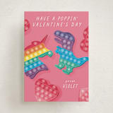 "Poppin' Valentines" - Classroom Valentines in Cherry by Jamie Alexander - Front
