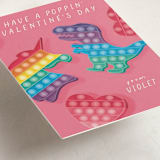 "Poppin' Valentines" - Classroom Valentines in Cherry by Jamie Alexander - Detail