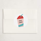 "Slush a Good Friend" - Classroom Valentines in Cherry by Erica Krystek - Matching Custom Sticker