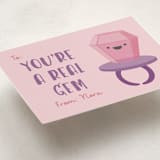 "You're a gem" - Classroom Valentines in Peony by Annie Holmquist - Detail