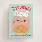"Hugs & Squishes" - Classroom Valentines in Mint by Erica Krystek - Front
