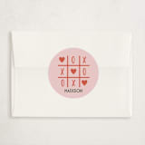 "Tic Tac Toe" - Classroom Valentines in Candy by Oma N. Ramkhelawan - Matching Custom Sticker