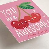 "Cherry Awesome" - Classroom Valentines in Cherry by Alethea and Ruth - Detail
