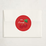 "Cherry Awesome" - Classroom Valentines in Cherry by Alethea and Ruth - Matching Custom Sticker