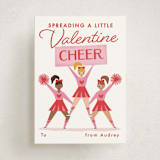 "Valentine cheer" - Classroom Valentines in Cherry by Karidy Walker - Front