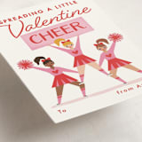 "Valentine cheer" - Classroom Valentines in Cherry by Karidy Walker - Detail