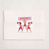 "Valentine cheer" - Classroom Valentines in Cherry by Karidy Walker - Matching Custom Sticker