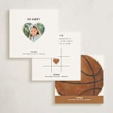 "Painted Basketball" - Classroom Valentines in Cola by Holly Whitcomb - Back of Card Options