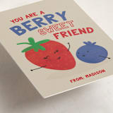 "berry berry" - Classroom Valentines in Sand by Faith Dorn - Detail