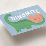 "Dinomite" - Classroom Valentines in Powder Blue by Itsy Belle Studio - Detail