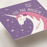 "Magical Valentine" - Classroom Valentines in Lavender by Jana Volfova - Detail