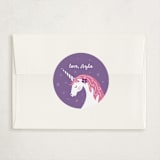 "Magical Valentine" - Classroom Valentines in Lavender by Jana Volfova - Matching Custom Sticker