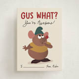 "Disney's Cinderella Gus What?" - Classroom Valentines in White Cheddar by Erica Krystek - Front