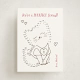 "join the dots cat" - Classroom Valentines in Crimson by Kanika Mathur - Front