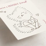 "join the dots cat" - Classroom Valentines in Crimson by Kanika Mathur - Detail