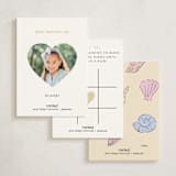 "Shell we?" - Classroom Valentines in Shell by Pixel and Hank - Back of Card Options