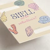 "Shell we?" - Classroom Valentines in Shell by Pixel and Hank - Detail
