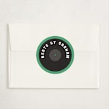 "BEATS" - Classroom Valentines in Teal Tempo by Lauren Jinhee - Matching Custom Sticker