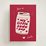 "My little soda pop" - Classroom Valentines in Cherry by Ani Somi - Front