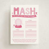 "Valentine MASH" - Classroom Valentines in Cotton Candy by Jessie Steury - Front
