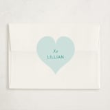 "Heart Flips" - Classroom Valentines in Mint by Robin Ott - Matching Custom Sticker