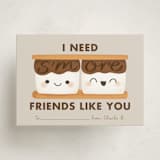 "S'more" - Classroom Valentines in Smoke by Itsy Belle Studio - Front