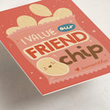 "Friendship" - Classroom Valentines in Tomato by Vera Lim - Detail