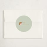 "Hedgehog Maze Game" - Classroom Valentines in Sage by Kartika Paramita - Matching Custom Sticker