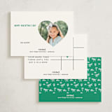 "Rawr-some friend" - Classroom Valentines in Seafoam by Sabrin Deirani - Back of Card Options