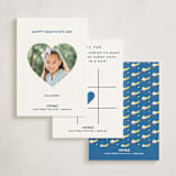 "A stellar friend" - Classroom Valentines in Cobalt by Sabrin Deirani - Back of Card Options