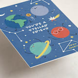"A stellar friend" - Classroom Valentines in Cobalt by Sabrin Deirani - Detail