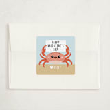 "Crabby" - Classroom Valentines in Sky by Oma N. Ramkhelawan - Matching Custom Sticker