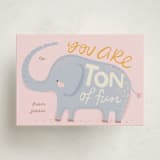 "Ton of Fun" - Classroom Valentines in Cotton Candy by Vera Lim - Front