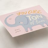 "Ton of Fun" - Classroom Valentines in Cotton Candy by Vera Lim - Detail