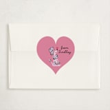 "Oodles of Poodles" - Classroom Valentines in Pinky by mo kelley - Matching Custom Sticker